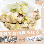 炊飯器レシピ　参鶏湯 サムゲタン