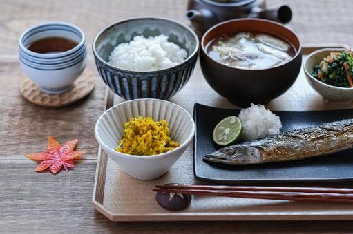 和食　日本料理　さんま